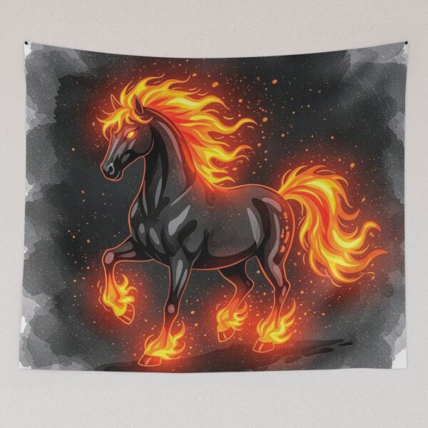 Item preview, Fire Horse designed and sold by Gabriela McDaniel.