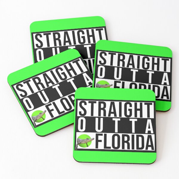 Item preview, Straigit outta Florida (gator) designed and sold by Flavaprints4u.