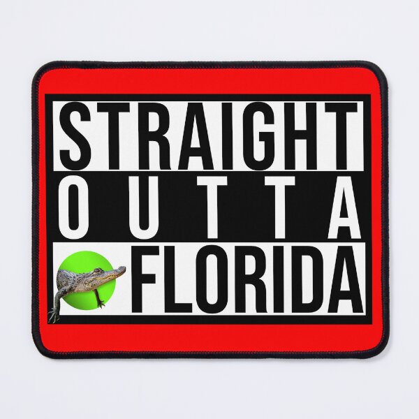Item preview, Straigit outta Florida (gator) designed and sold by Flavaprints4u.