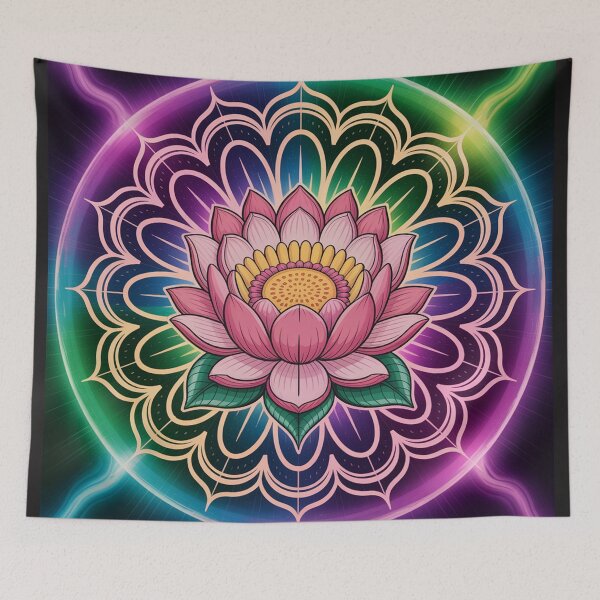 Item preview, Mandala with a lotus in the center. designed and sold by Lilashakti ⭐️ ⭐️ ⭐️ ⭐️ ⭐️.