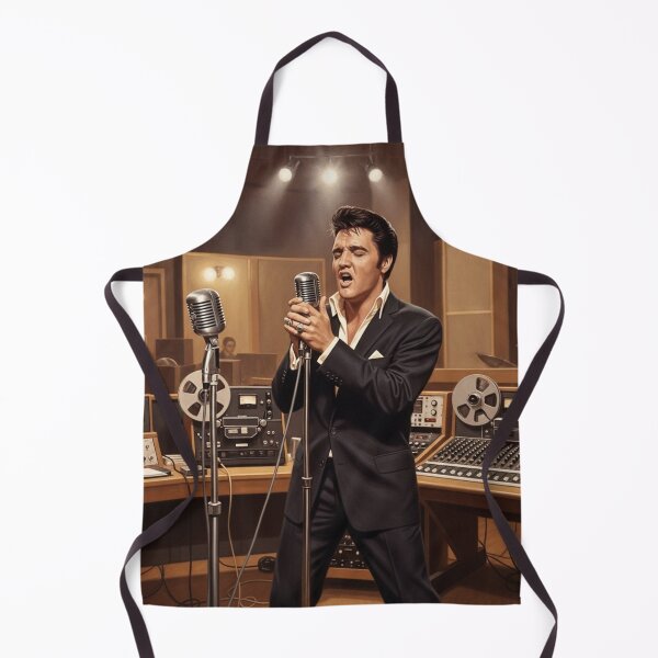 Item preview, Elvis 1950s Studio Vibes – Rock ’n’ Roll Icon designed and sold by Art's Diner.