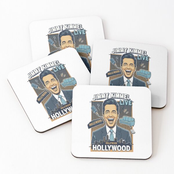 Item preview, "Jimmy Kimmel Live Show Poster | Funny Hollywood Late Night Talk Show Art Print" designed and sold by Urban Aesthetics.
