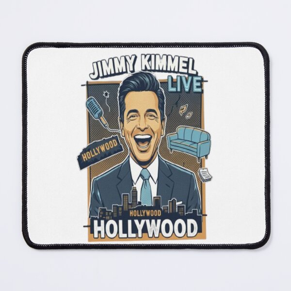 Item preview, "Jimmy Kimmel Live Show Poster | Funny Hollywood Late Night Talk Show Art Print" designed and sold by Urban Aesthetics.