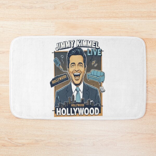 Item preview, "Jimmy Kimmel Live Show Poster | Funny Hollywood Late Night Talk Show Art Print" designed and sold by Urban Aesthetics.