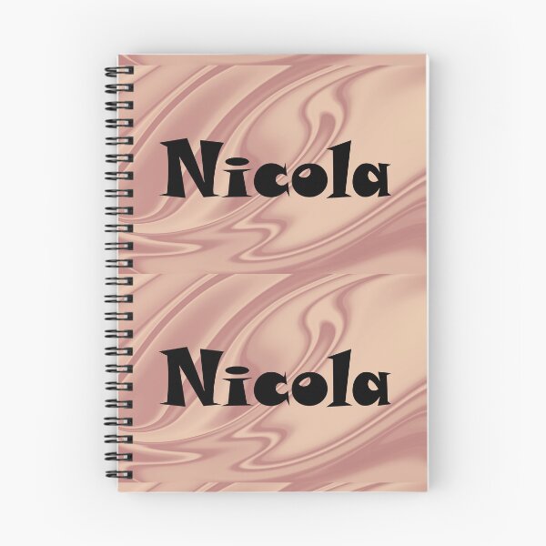 Item preview, Nicola Name Design - Cute Font, Minimalist, with Black Lettering :) designed and sold by Myriel-Myriel.