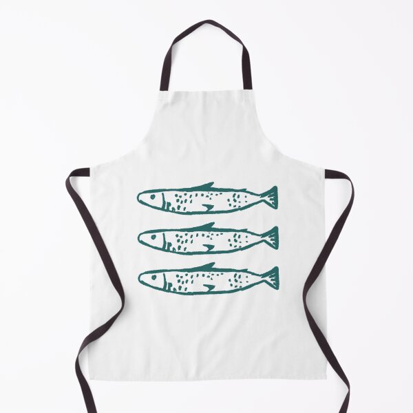Item preview, green fish designed and sold by coastal collective.