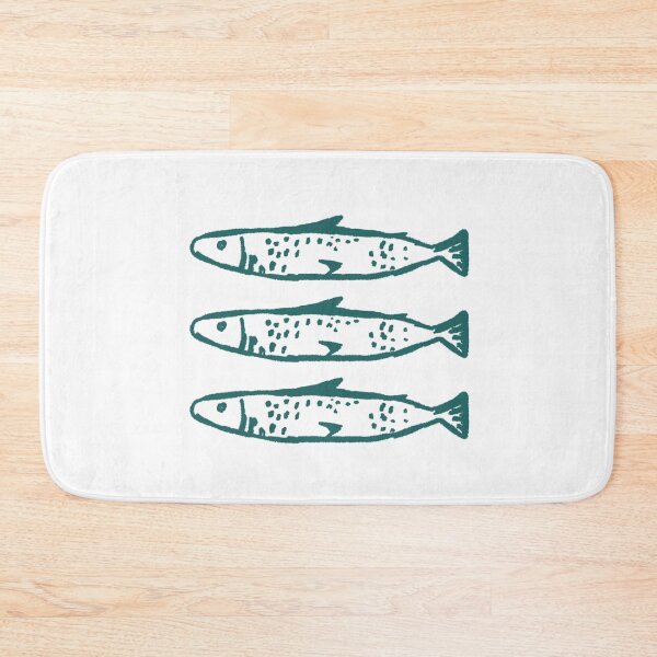 Item preview, green fish designed and sold by coastal collective.