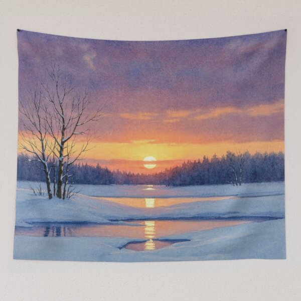 Item preview, Winter Sunset  designed and sold by Gabriela McDaniel.