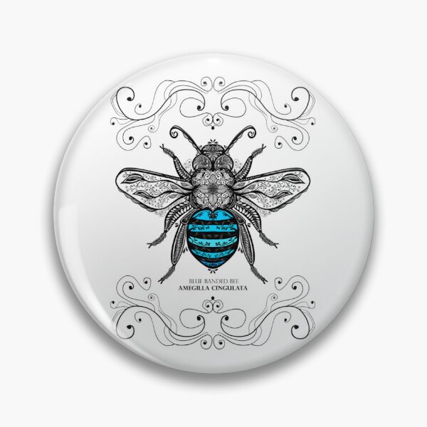 Item preview, Blue Banded Bee    	 designed and sold by mdkkgvovyeo10.
