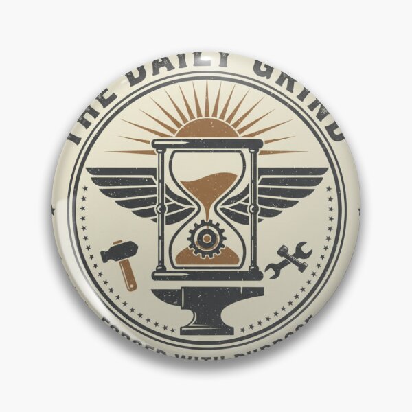 Item preview, Forged With Purpose | Motivational Retro Work Ethic Design designed and sold by Ambivus.