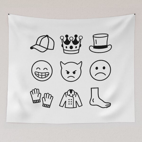 Item preview, Doodle Style Icons 3x3 Grid designed and sold by Vision Crafted.