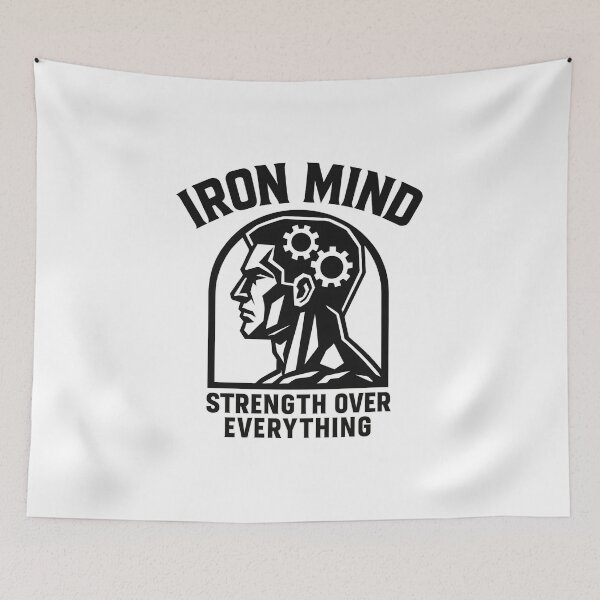 Item preview, Iron Mind – Strength Over Everything designed and sold by KawaiiOrbit.