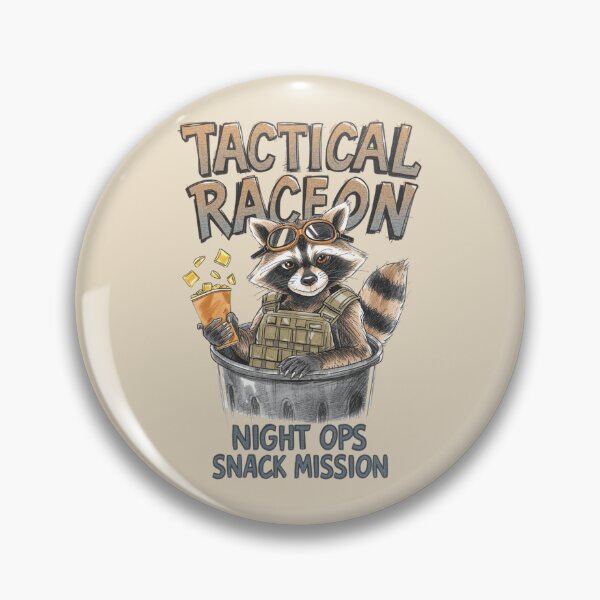 Item preview, Tactical Raccoon Night Ops Shirt – Funny Meme Raccoon T-Shirt designed and sold by MoonLightFX.