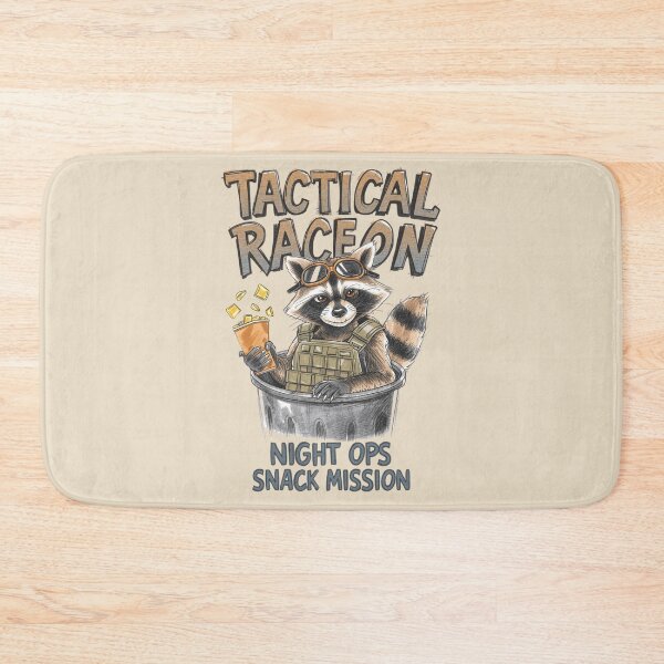 Item preview, Tactical Raccoon Night Ops Shirt – Funny Meme Raccoon T-Shirt designed and sold by MoonLightFX.