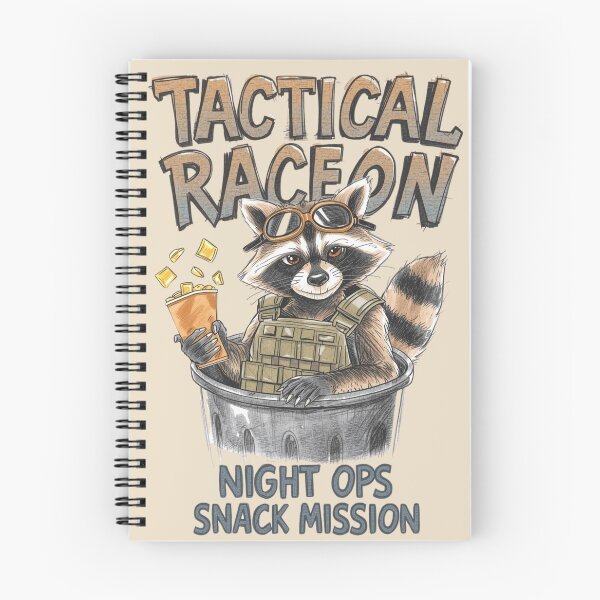 Item preview, Tactical Raccoon Night Ops Shirt – Funny Meme Raccoon T-Shirt designed and sold by MoonLightFX.