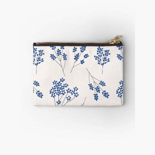 Item preview, Blue Botanical Breeze – Elegant Floral Pattern designed and sold by Printpos.