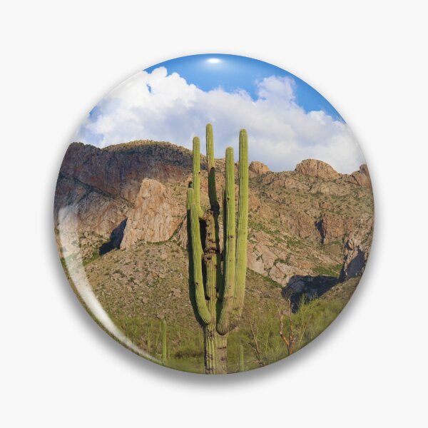 Item preview, Mighty Saguaro Cactus With Mountain View  designed and sold by simonjayphotos.