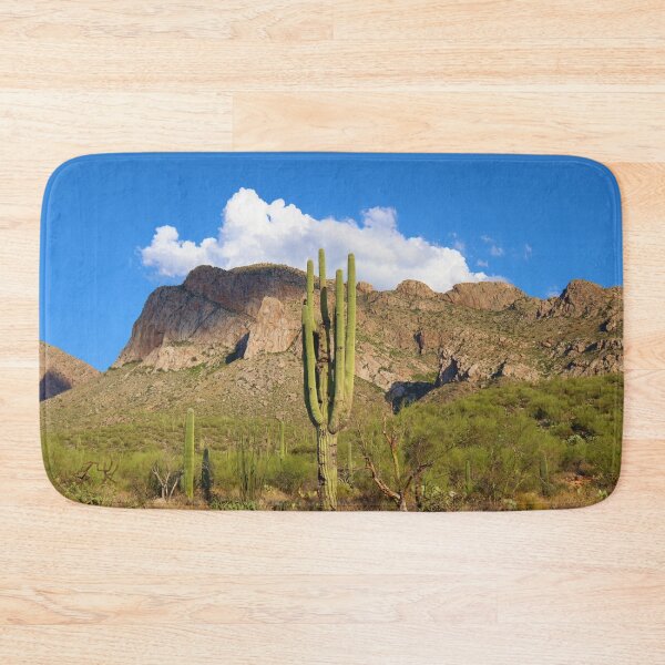 Item preview, Mighty Saguaro Cactus With Mountain View  designed and sold by simonjayphotos.
