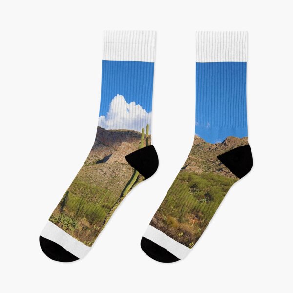 Item preview, Mighty Saguaro Cactus With Mountain View  designed and sold by simonjayphotos.