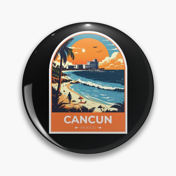 Item preview, Cancun Mexico Sticker designed and sold by TulipaGraphics.