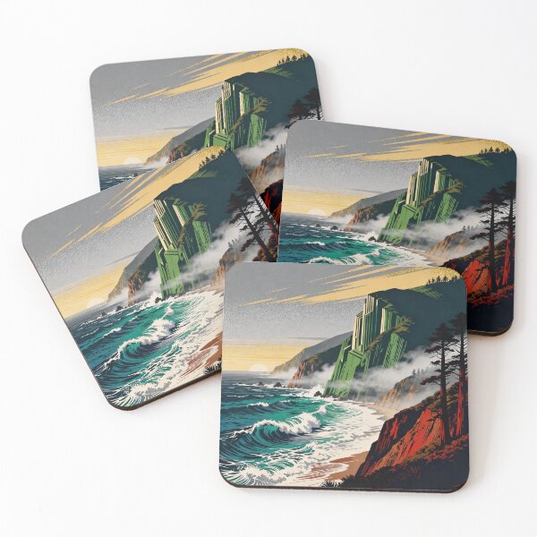 Item preview, Big Sur Legend: A Vintage Masterpiece of Coastal Majesty designed and sold by TrendSh0p.
