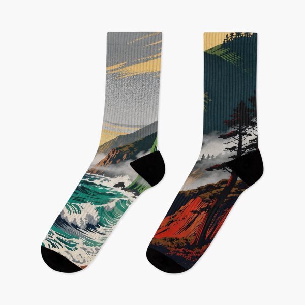 Item preview, Big Sur Legend: A Vintage Masterpiece of Coastal Majesty designed and sold by TrendSh0p.