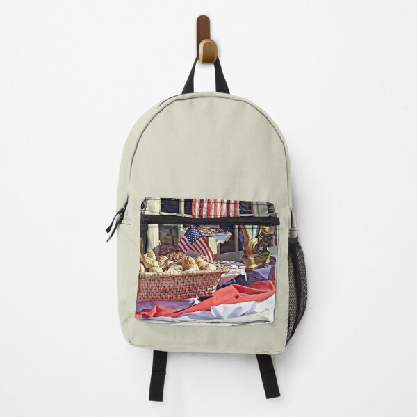 Item preview, Cooperstown NY - Bakery Window With American Flags designed and sold by Susan Savad.
