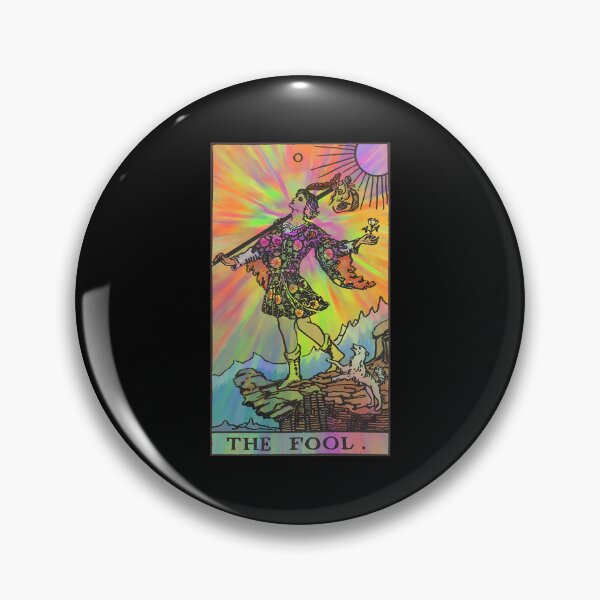 Item preview, The Fool - Psychedelic Tarot Card Rider Waite   	 designed and sold by mtvlwklt1.