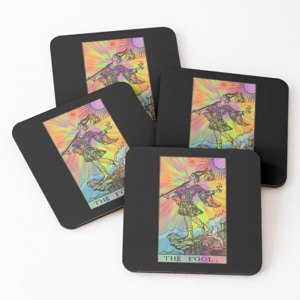 Item preview, The Fool - Psychedelic Tarot Card Rider Waite   	 designed and sold by mtvlwklt1.