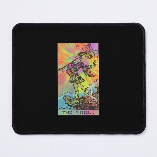 Item preview, The Fool - Psychedelic Tarot Card Rider Waite designed and sold by mtvlwklt1.