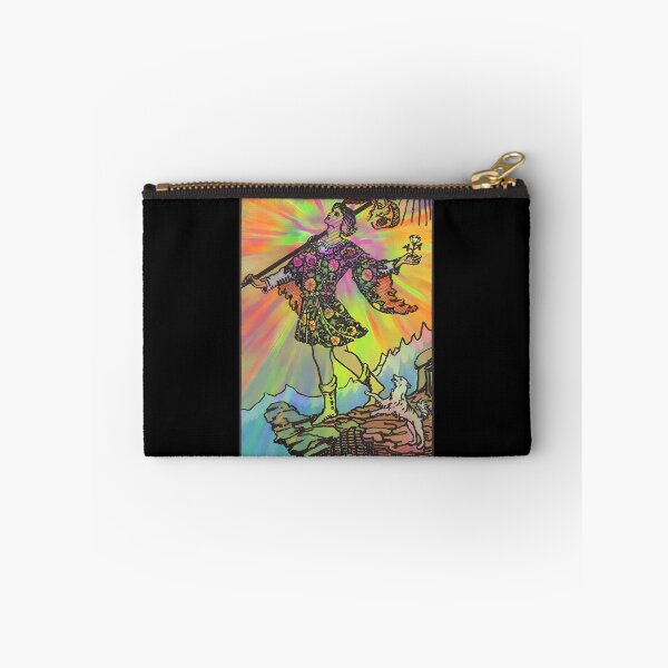 Item preview, The Fool - Psychedelic Tarot Card Rider Waite   	 designed and sold by mtvlwklt1.
