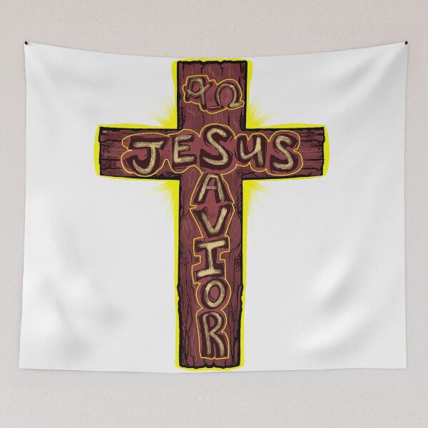 Item preview, Jesus savior cross designed and sold by Chillateez.