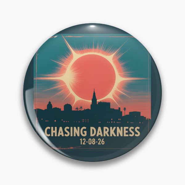 Item preview, Mallorca Skyline Giant Solar Eclipse Chasing Darkness 2026 designed and sold by Blok45.