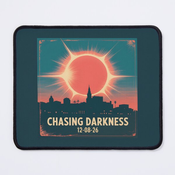 Item preview, Mallorca Skyline Giant Solar Eclipse Chasing Darkness 2026 designed and sold by Blok45.