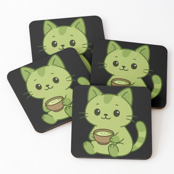 Item preview, Matcha Cat designed and sold by Prints-by-Olaf.