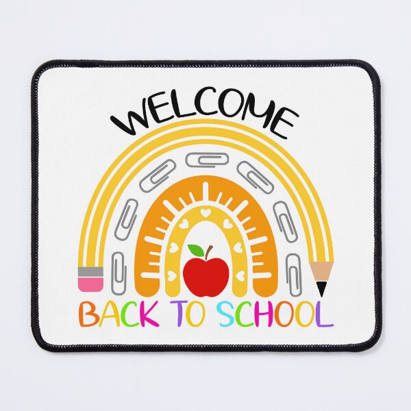 Item preview, Welcome Back to School Rainbow with Supplies designed and sold by Vision Crafted.