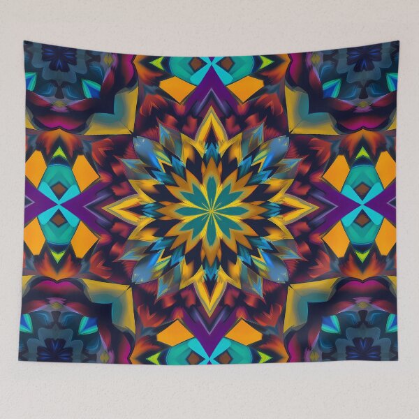 Item preview, Madrid Vivid Geometric Patterns Bold Abstract Art Design designed and sold by ART ATTACK ZONE.