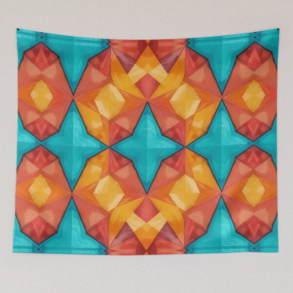 Item preview, Argentina Vivid Geometric Patterns Bold Abstract Art Design designed and sold by ART ATTACK ZONE.