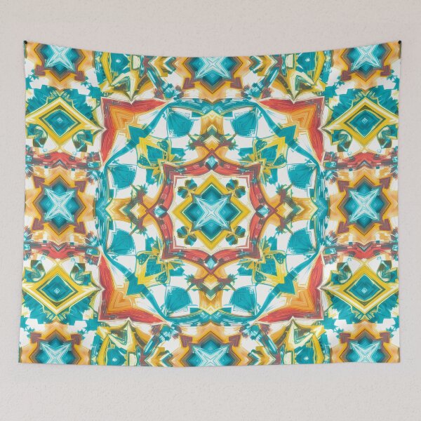 Item preview, Brazil Vivid Geometric Patterns Bold Abstract Art Design designed and sold by ART ATTACK ZONE.