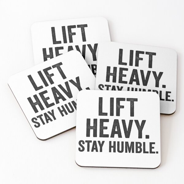 Item preview, Lift heavy, stay humble! designed and sold by TeeTimeDesignz.