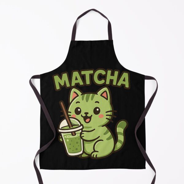 Item preview, Matcha Cat designed and sold by Prints-by-Olaf.