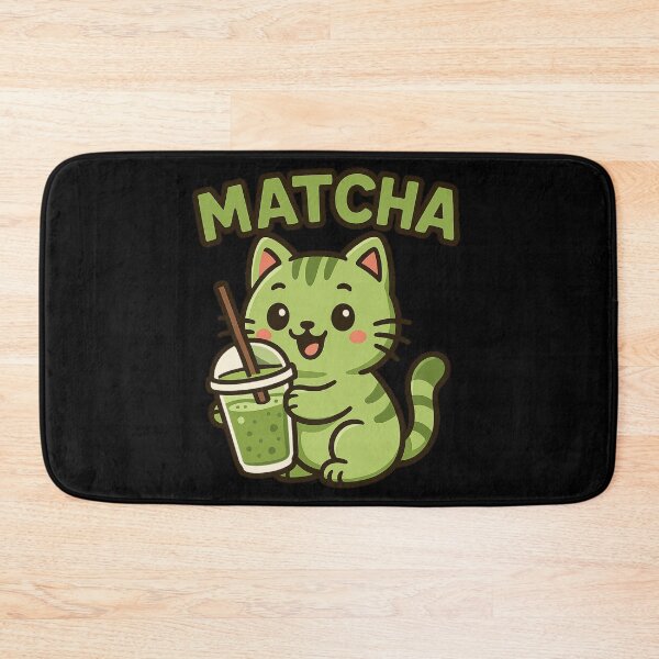Item preview, Matcha Cat designed and sold by Prints-by-Olaf.