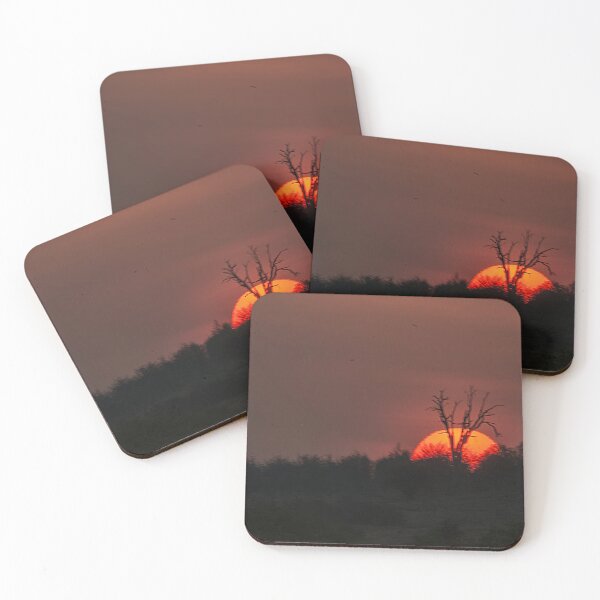 Item preview, Fiery Sunset – African Tree Silhouette designed and sold by DavideAntoniani.
