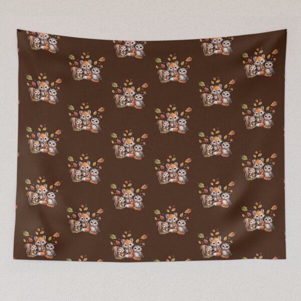 Item preview, Fall Woodland Animals for the Autumn Season designed and sold by tamdevo1.