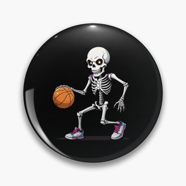 Item preview, Ballin' Bones Spooky Hooper – Halloween Basketball Player Skeleton Art designed and sold by RojoyDesigns.