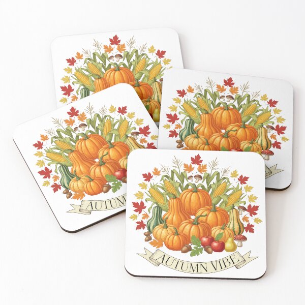 Item preview, Autumn Vibe – Pumpkins, Leaves, and Harvest Charm designed and sold by Plakartis.