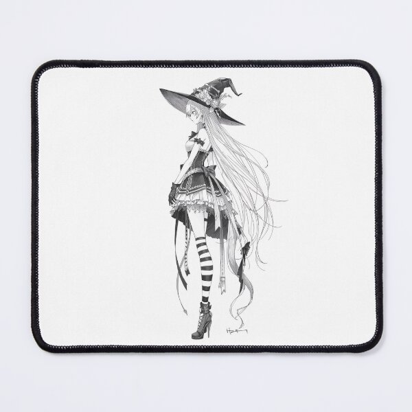 Item preview, Elegant Anime Witch – Gothic Halloween Character Art designed and sold by Jocamedahub.