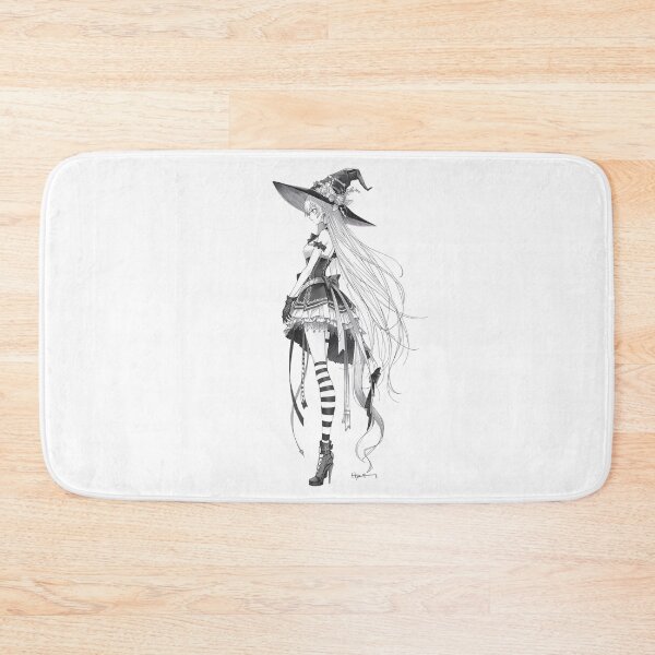 Item preview, Elegant Anime Witch – Gothic Halloween Character Art designed and sold by Jocamedahub.