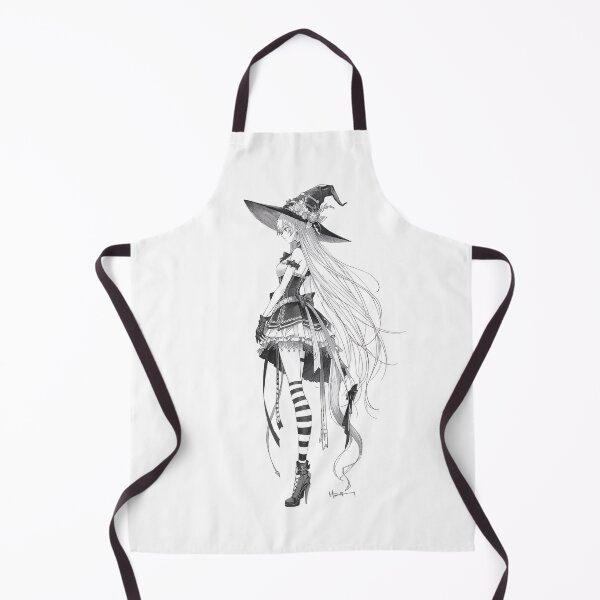 Item preview, Elegant Anime Witch – Gothic Halloween Character Art designed and sold by Jocamedahub.