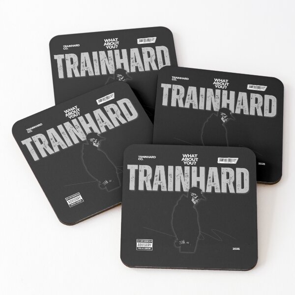 Item preview, “TrainHard Skullman | Dark Gym Motivation Streetwear” designed and sold by TrainHardCo.